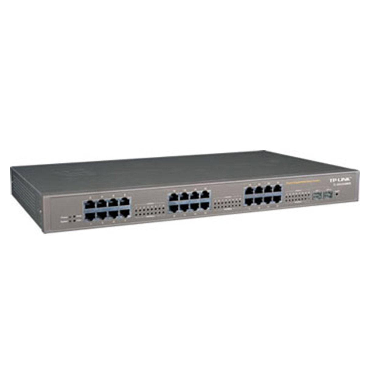 سوئیچ شبکه 24 پورت مدیریتی + 2 پورت SFP وب اسمارت تی پی لینک مدل TL-SG2224WEB-2